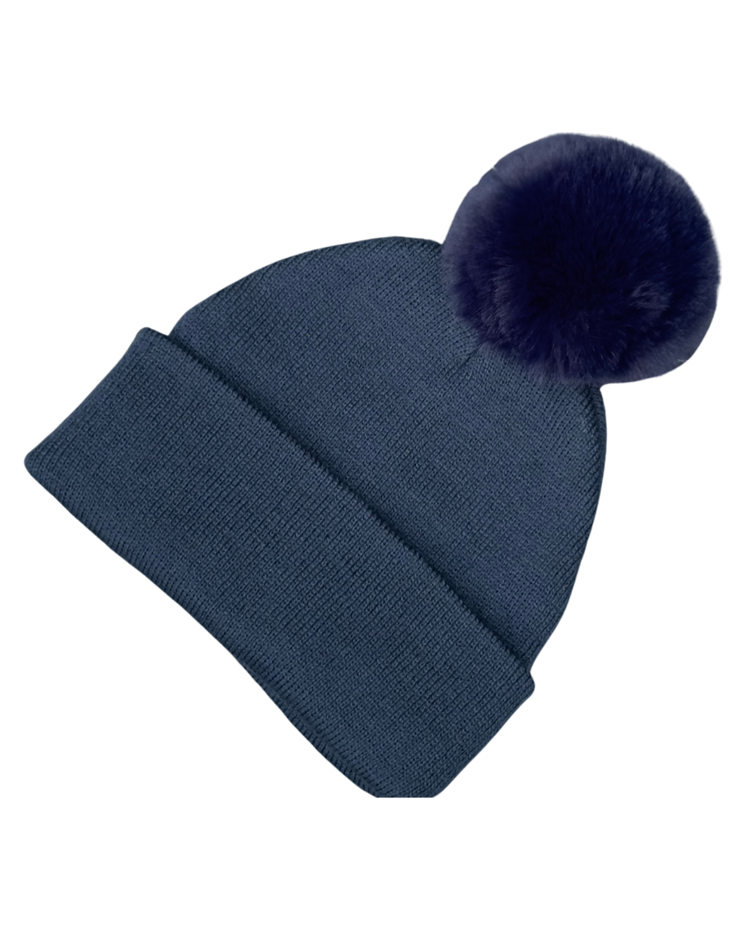 Himmelberg Baby - Wholesale Beanie - Kids - Single Pom Pom Baby/Kid's Navy Beanie Hat, 0 to 8 Years8