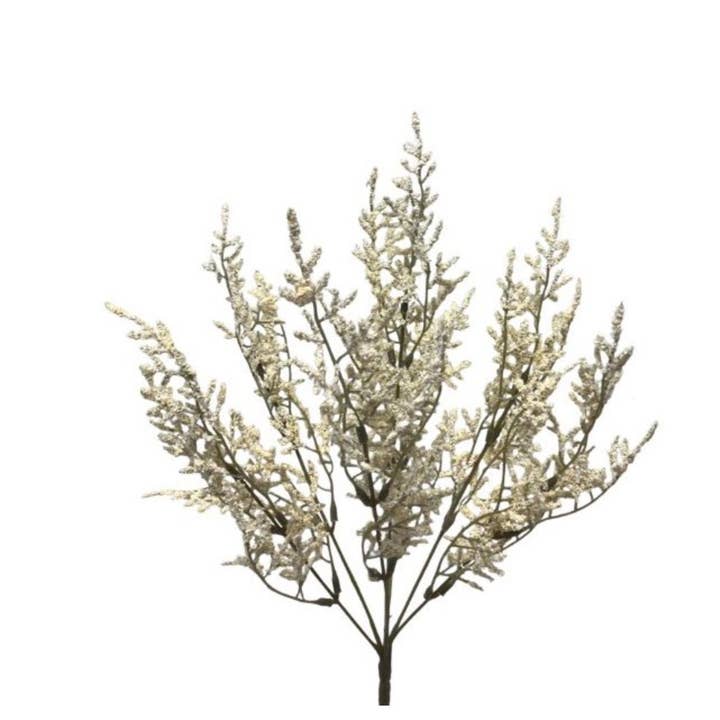 Faux Dried Caspia Bush - Cream 14'' for wholesale by David Christopher's Collection
