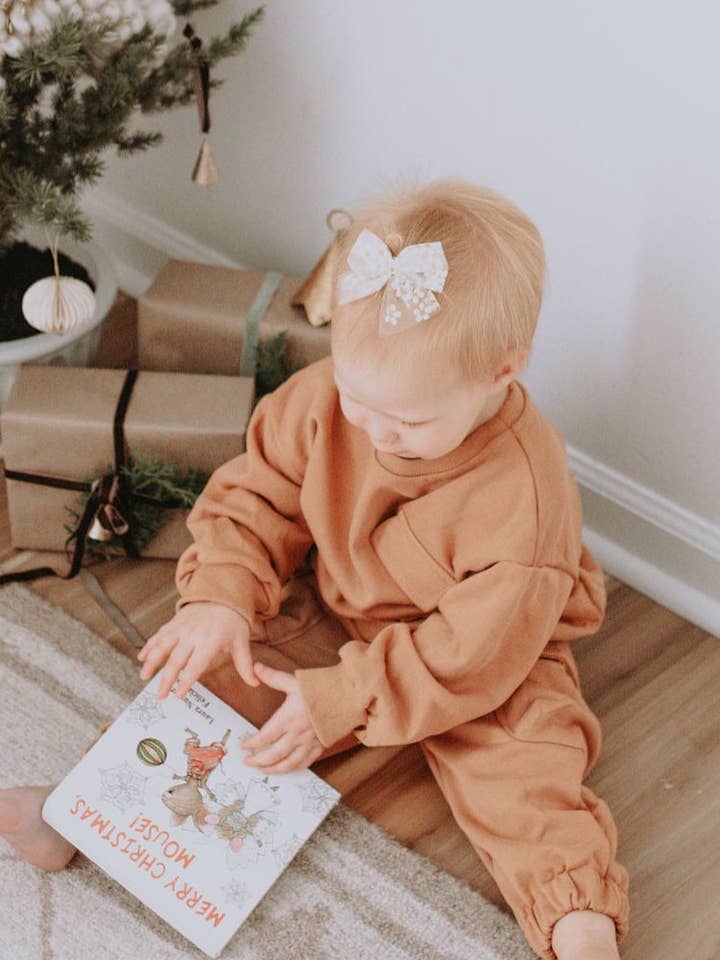 Cargo Sweatshirt Set in Camel for wholesale by Winnie + Crew