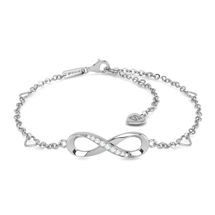 Infinity Anklet “Infinity” - Silver - S006 for wholesale by SERASAR