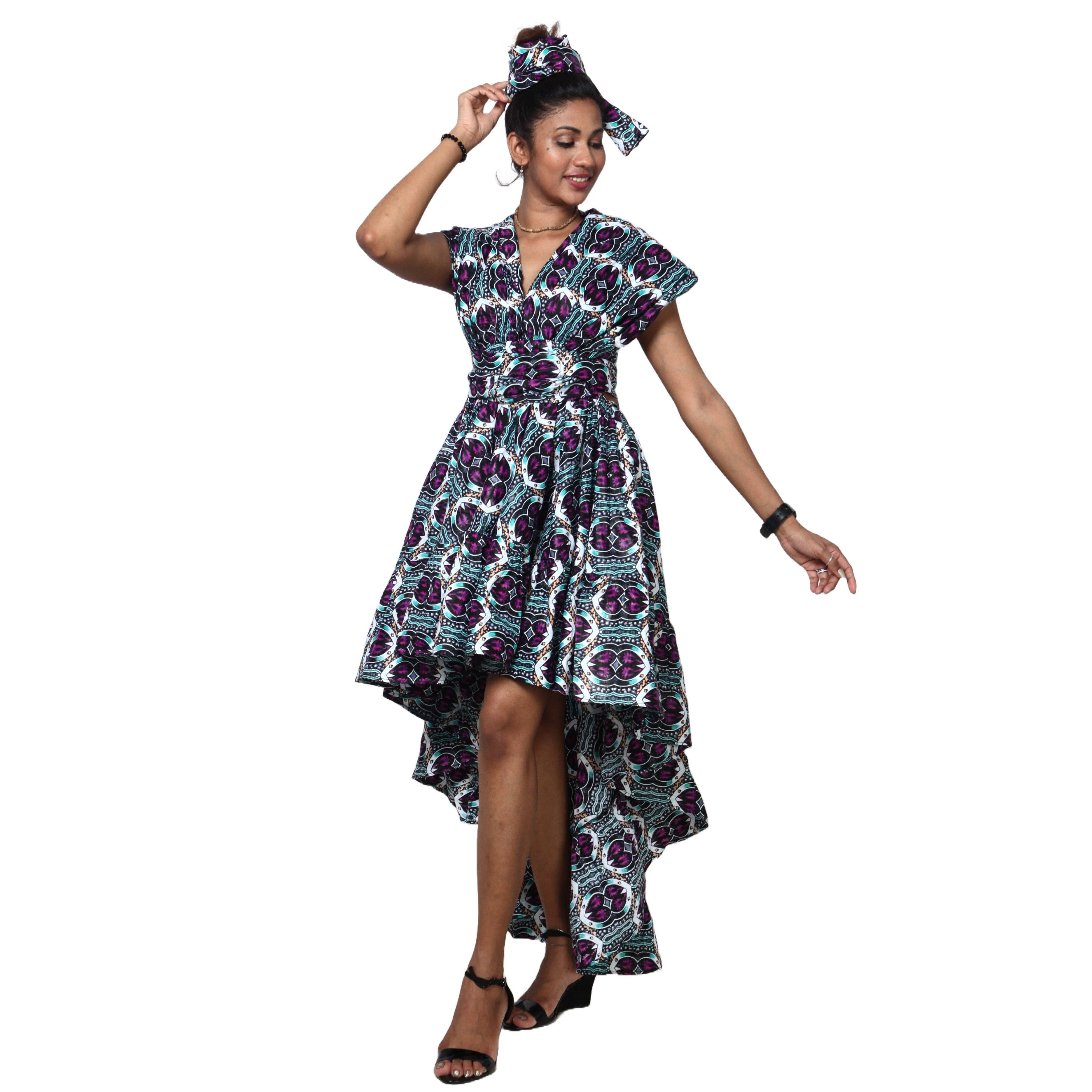 African Stars - Wholesale Dress - Women's - Women's Skirt/Dress Multi Wear Style -- FI-313613