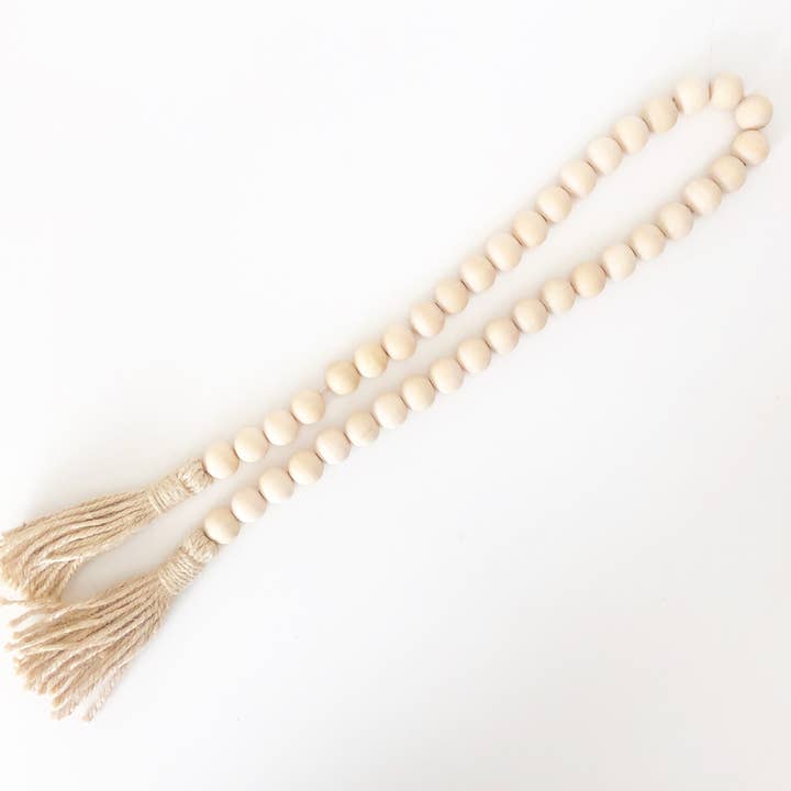 Foundations Decor - Wholesale Bunting/Garland - Wood Bead Garlands - classic colors and shapes4