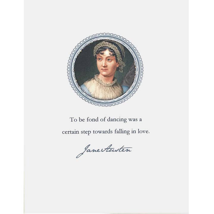 Lumia Designs - Wholesale Everyday Greeting Card - Jane Austen Card