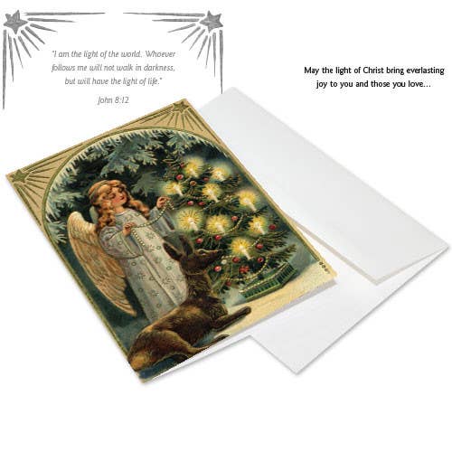 Christmas Angel (10) Boxed Cards for wholesale by The Retro - a Full of Grace USA Company