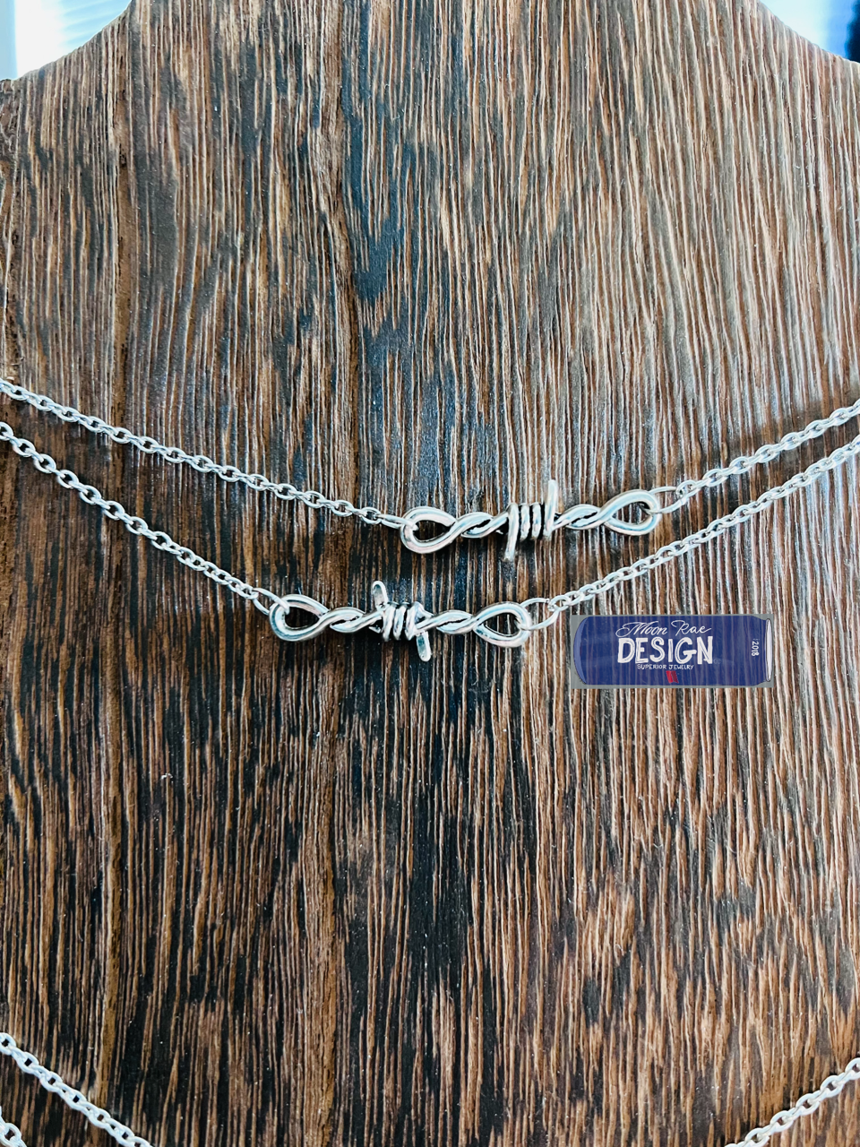 Moon Rae Design Co - Wholesale Pendant/Charm Necklace - Barbed Wire Charm Necklace0