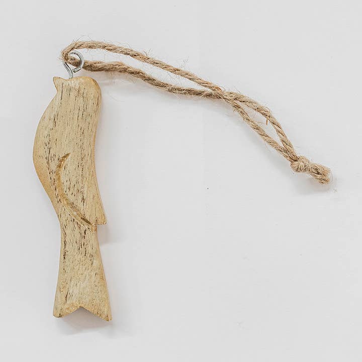 Décoration d'oiseaux en bois à suspendre pour la vente par Brizon