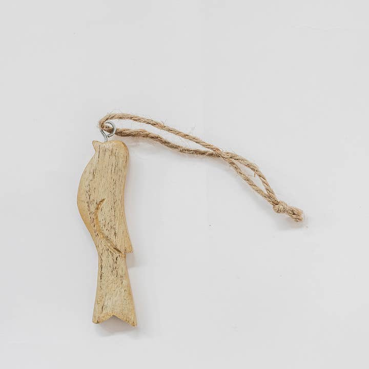 Hanging Wooden Bird Decoration for wholesale by Brizon