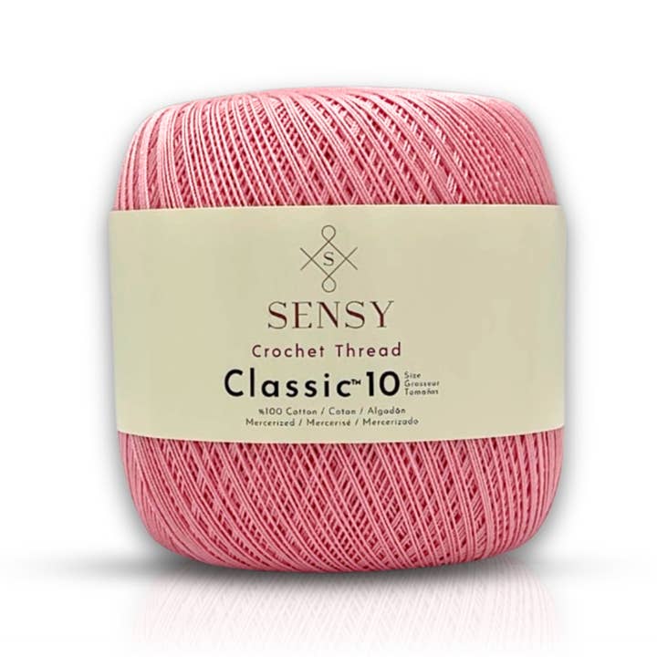 Sensy - Wholesale Yarn - Sensy Crochet Thread Classic Size 10, 100% Mercerized Giza Cotton, 617 Yards, Gauge 0 Lace2