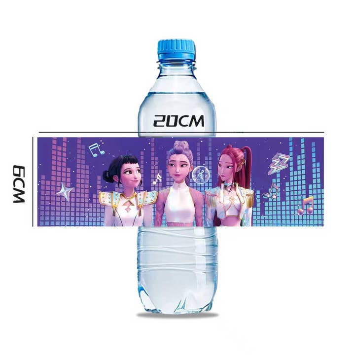KPop Demon Hunters Water Bottle Stickers for wholesale by Sparkling Extras