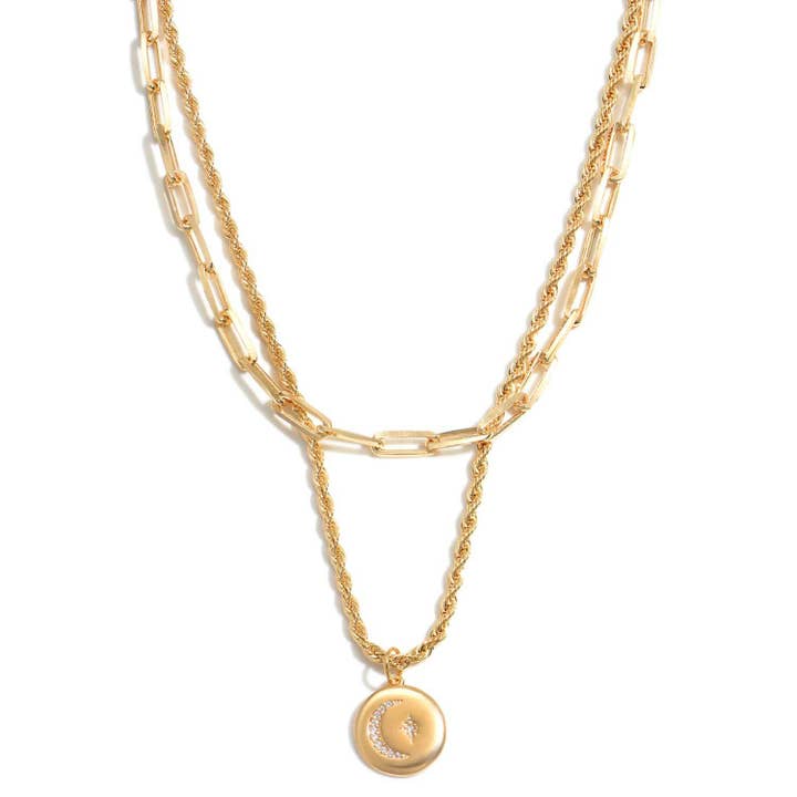 Moon Star Necklace Set for wholesale by Kinita Jewelry