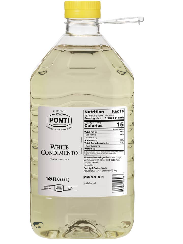 White Condimento 5L for wholesale by Ponti