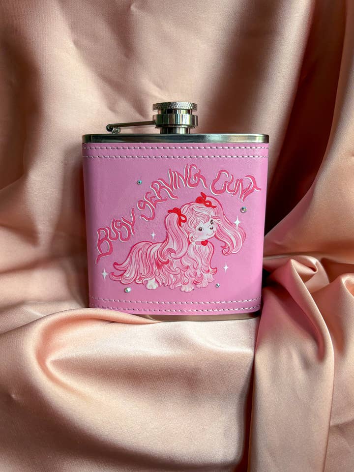 Busy serving c*nt hipflask for wholesale by koukou