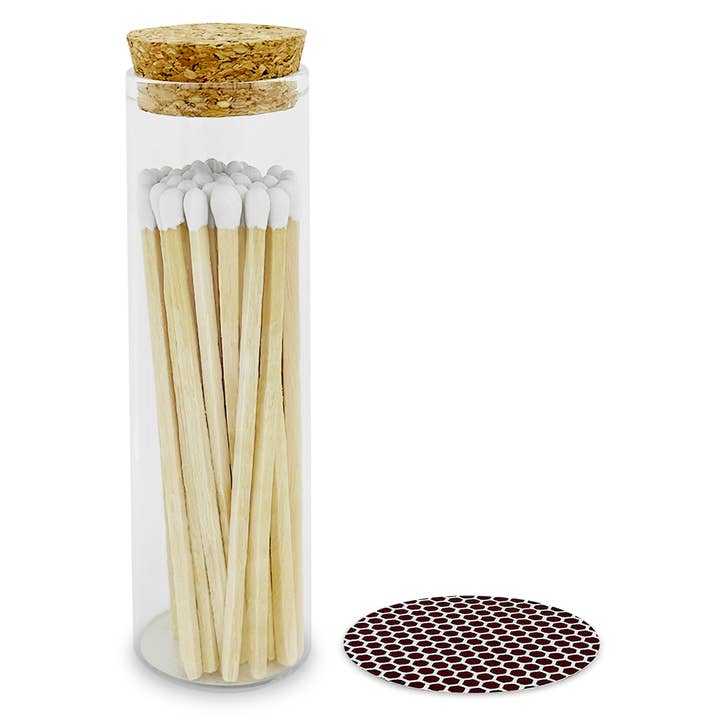 Thankful Greetings – wholesale Matches – Custom Branded - 4" Matches in Chic Jar2