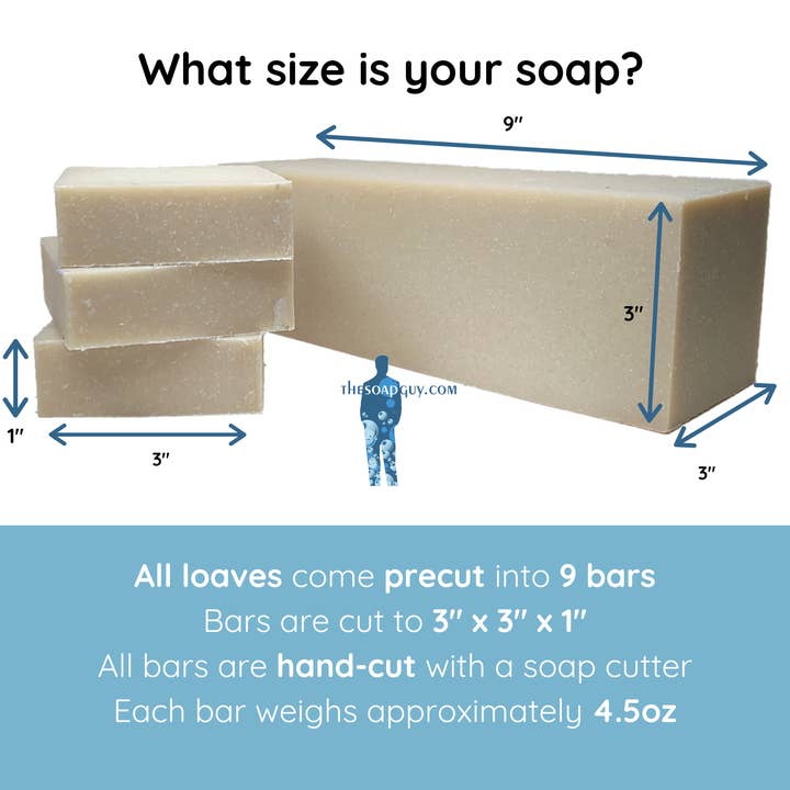 The Soap Guy - Wholesale Bar Soap - Charcoal Soap Loaf