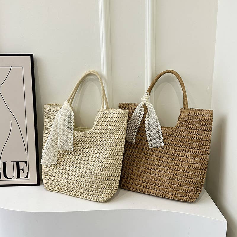 wandf - Wholesale Beach Bag - Straw Bags for Women Summer Tote Bag,Large Beach Bag Holiday4