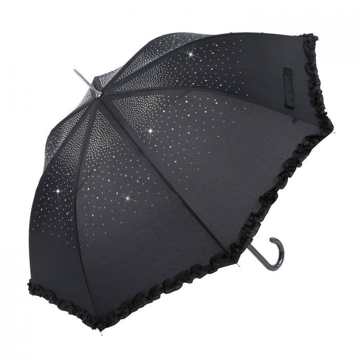 PEACH ACCESSORIES – wholesale Umbrella – Women's – TW09 frilly diamante crystal umbrellas3