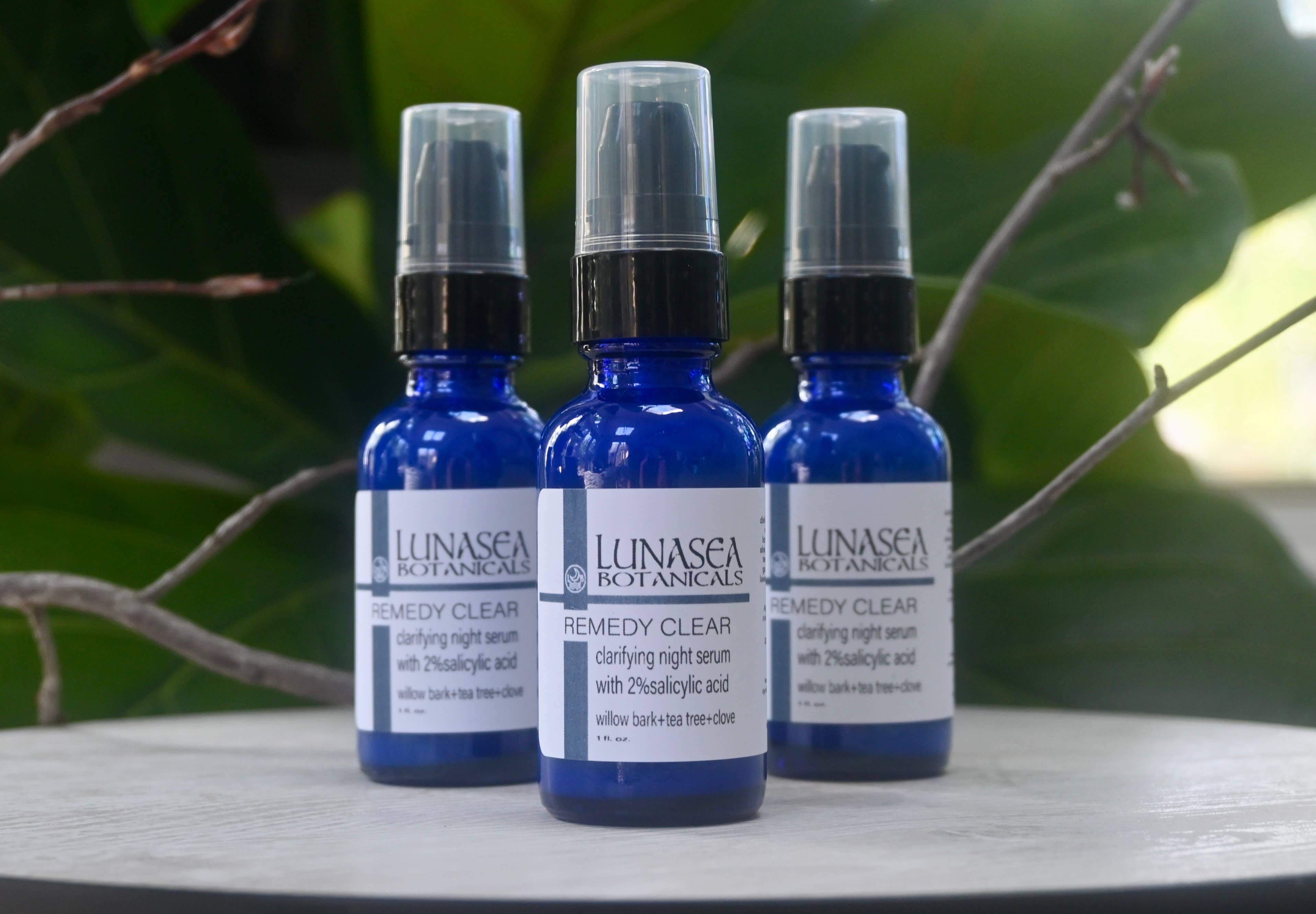 lunasea botanicals – wholesale Facial serum/concentrate – Remedy 2%Salicylic Acid Clarifying Night Serum3