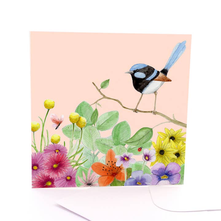 Fairy Garden - Square Greeting Card for wholesale by Pleasant Tree