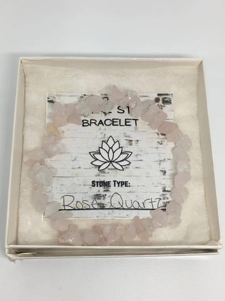 (Rosa) Rosenquarz-Edelstein-Armband für den Großhandel von Fresh Coast Rock Co. LLC