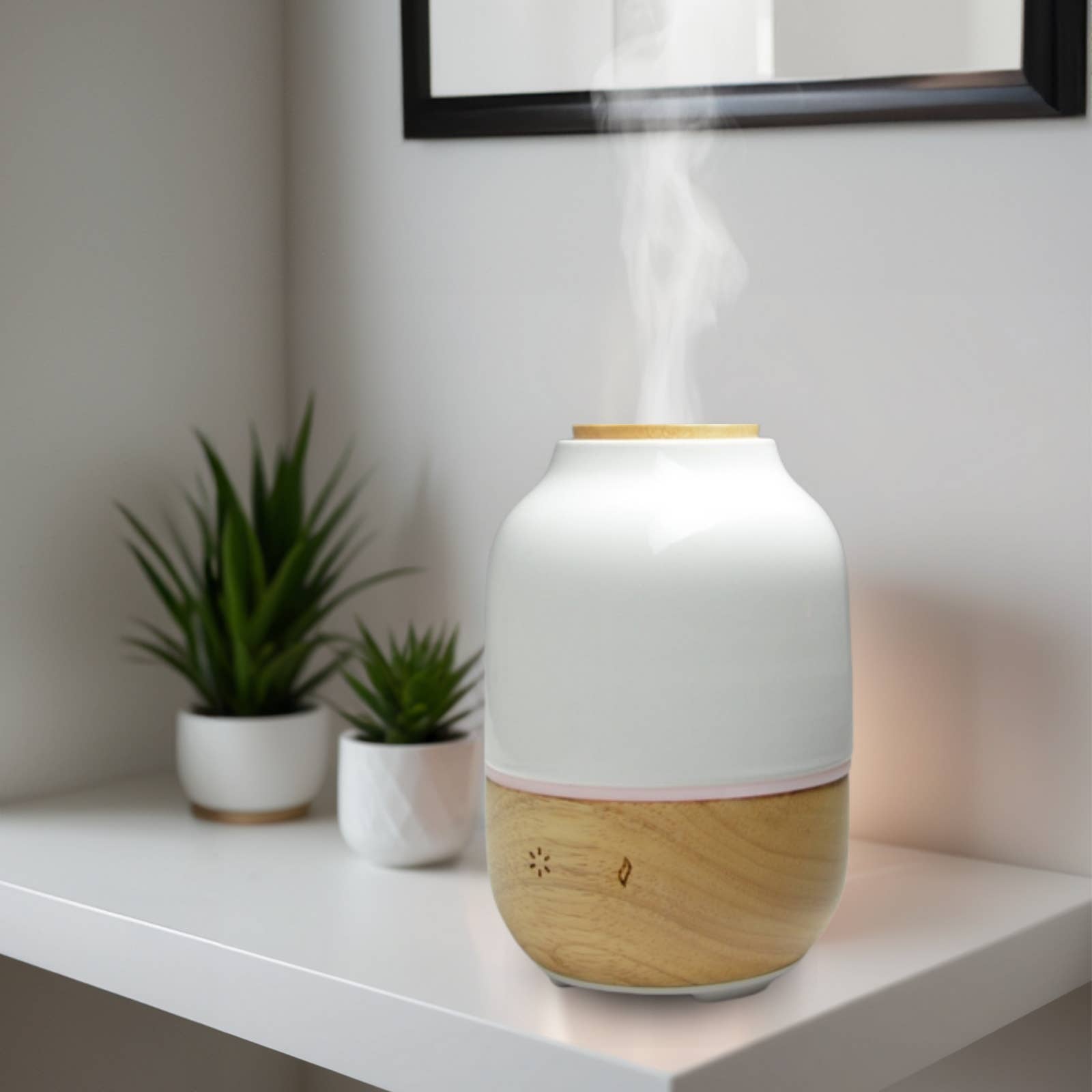 Zen'Arôme - Wholesale Electronic Diffuser - Purisia Wood & Ceramic Essential Oil Diffuser