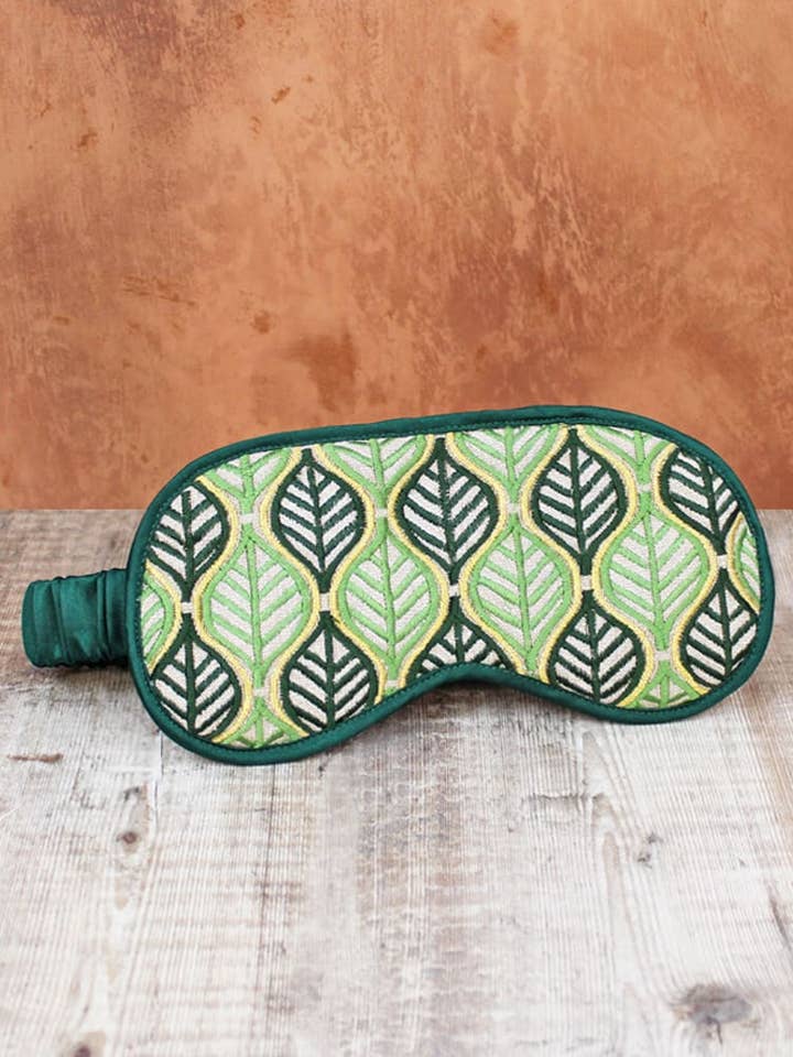 MÁSCARA DE OLHOS DE ALGODÃO BORDADA por atacado de Suzie Blue