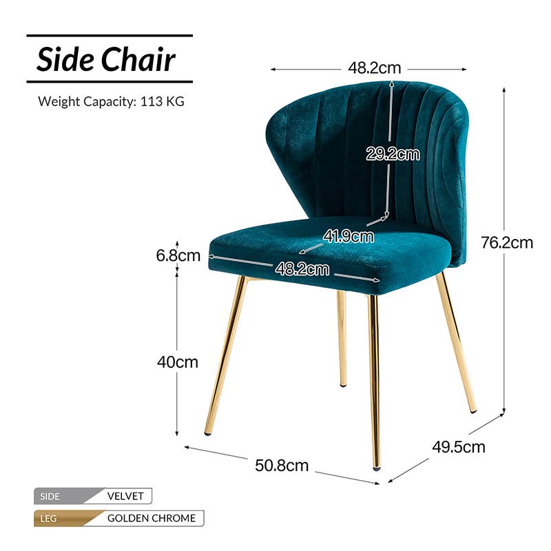 Karat Home - Wholesale Chair - Milia Dining Chair Set of 225