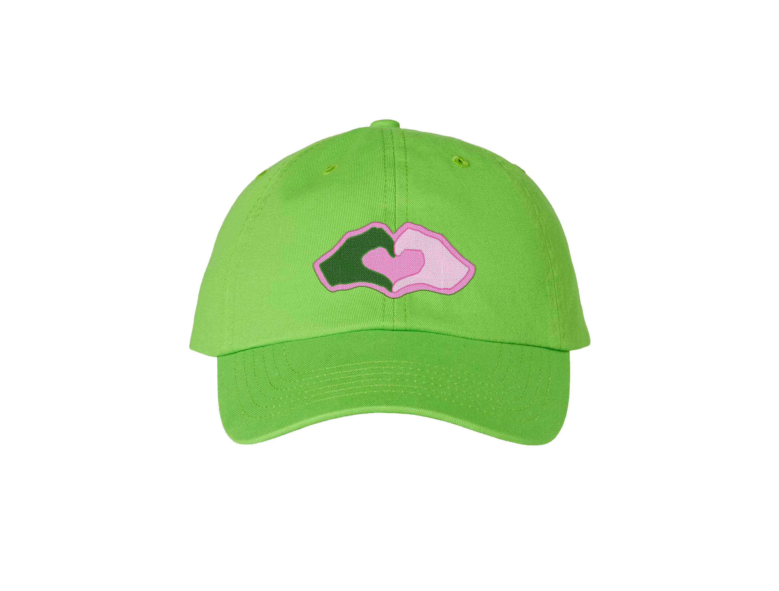 Calm Down Caren - Vente Casquette de baseball – unisexe - Casquette de papa brodée Wicked Heart Hands Emoji Glinda Elphaba1