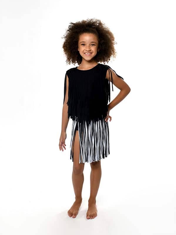 Lacey Youth Shake It Skirt - White for wholesale by Sugar And Bruno