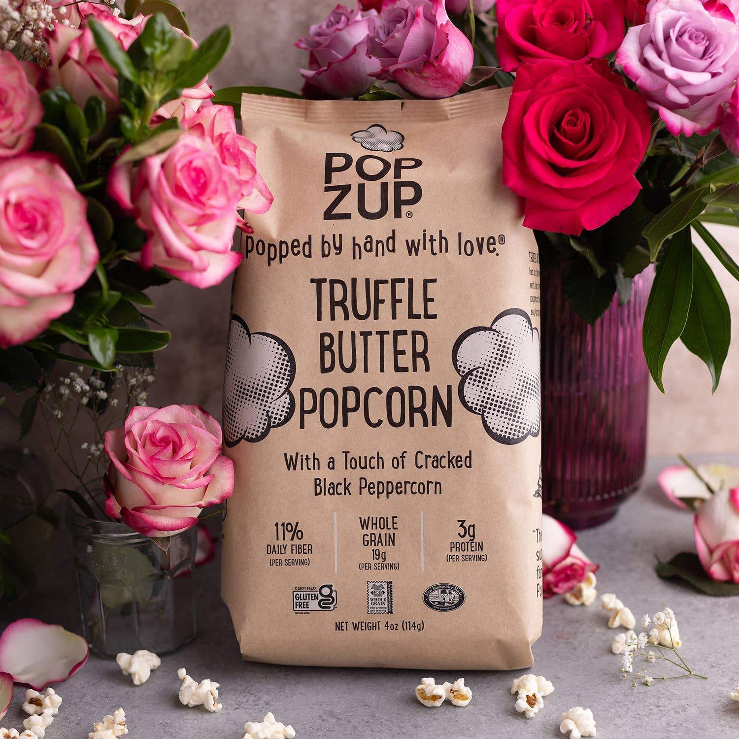 Popzup Popcorn - Vente Pop-corn - Sachets de Popcorn au Beurre de Truffe - Format Familial4