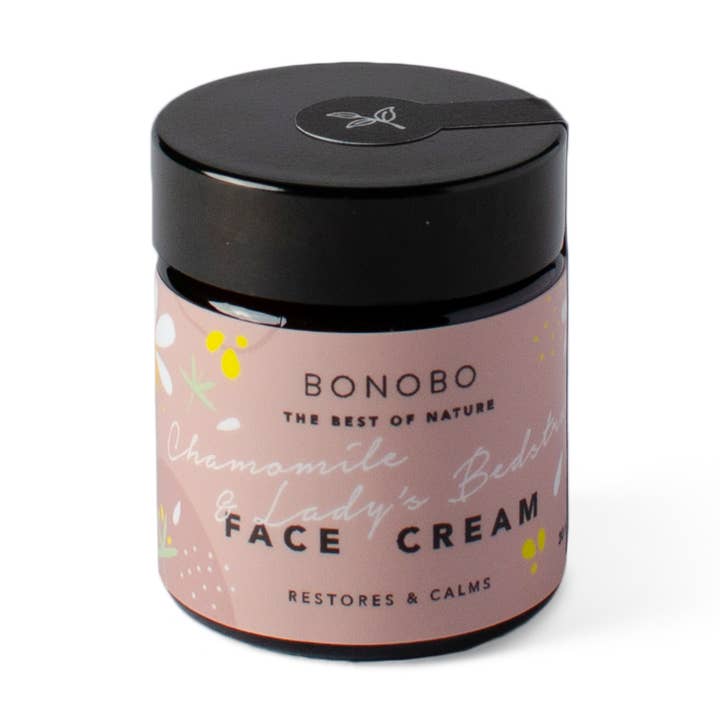 Crema viso alla camomilla e gallocresta / Ripristina e lenisce per la vendita all'ingrosso da parte di Bonobo_cosmetics