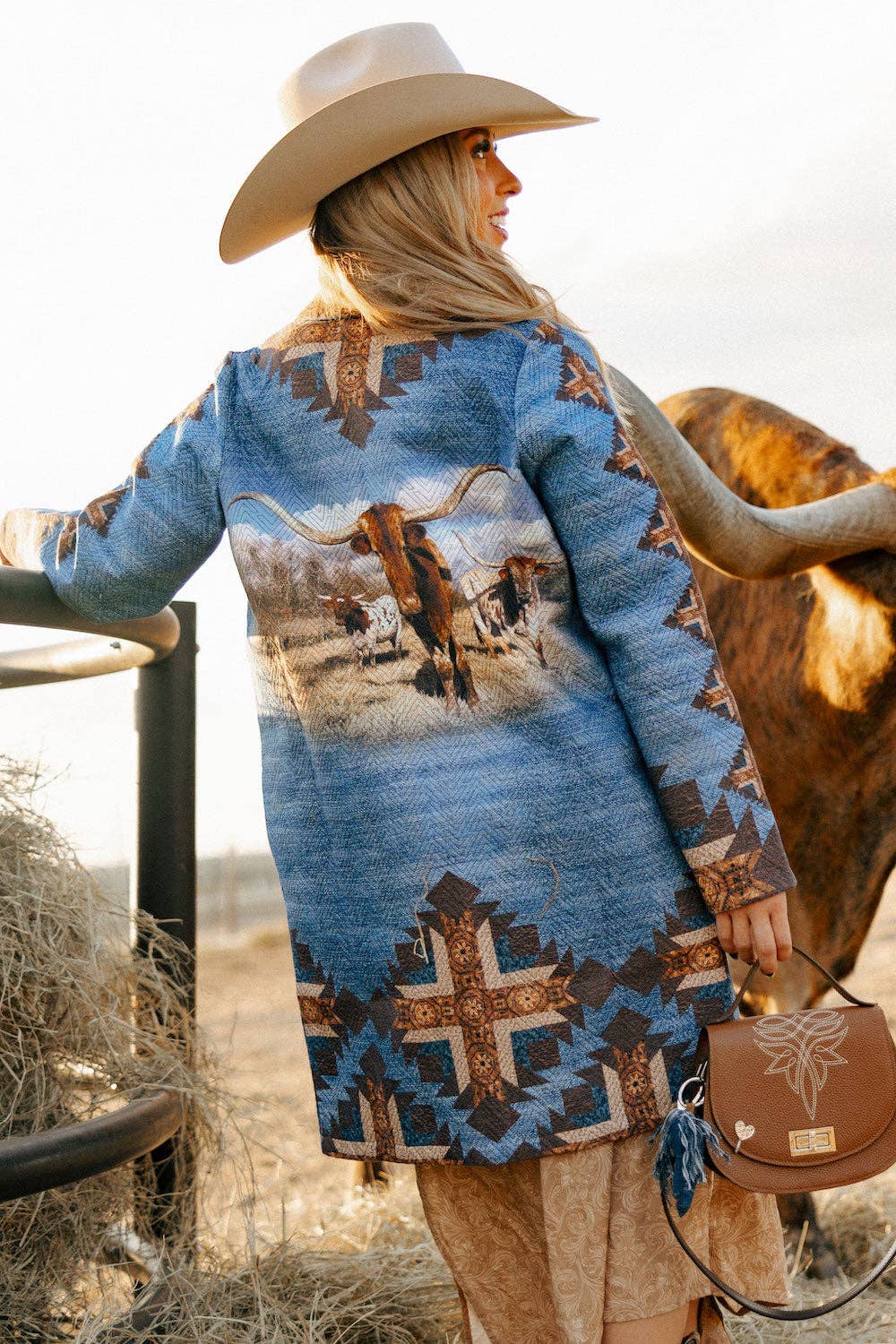 Lovlei - Vente Veste – femme - Veste - Né pour courir Texas Longhorn10