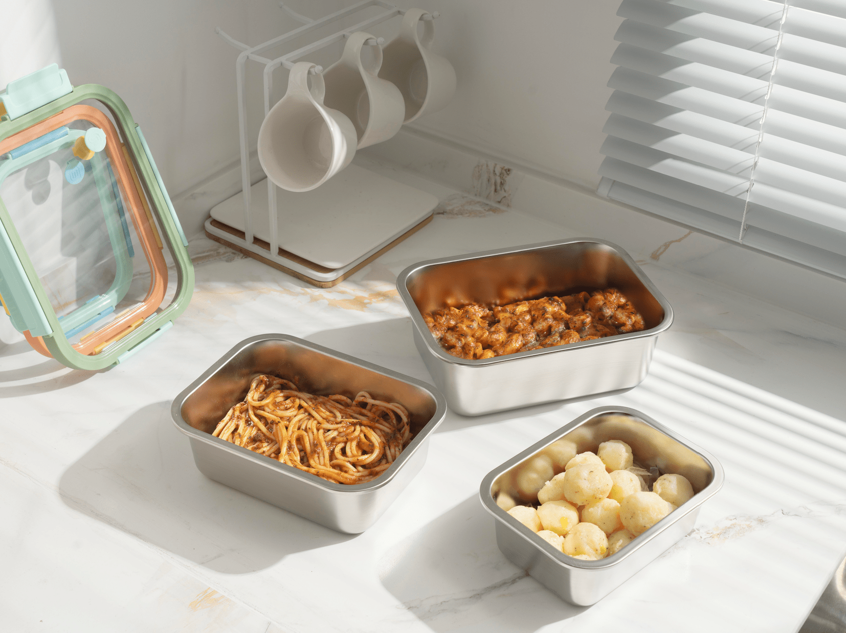 Genicook Product LLC - Wholesale Food Storage Container - The Stainless Steel Container Set8