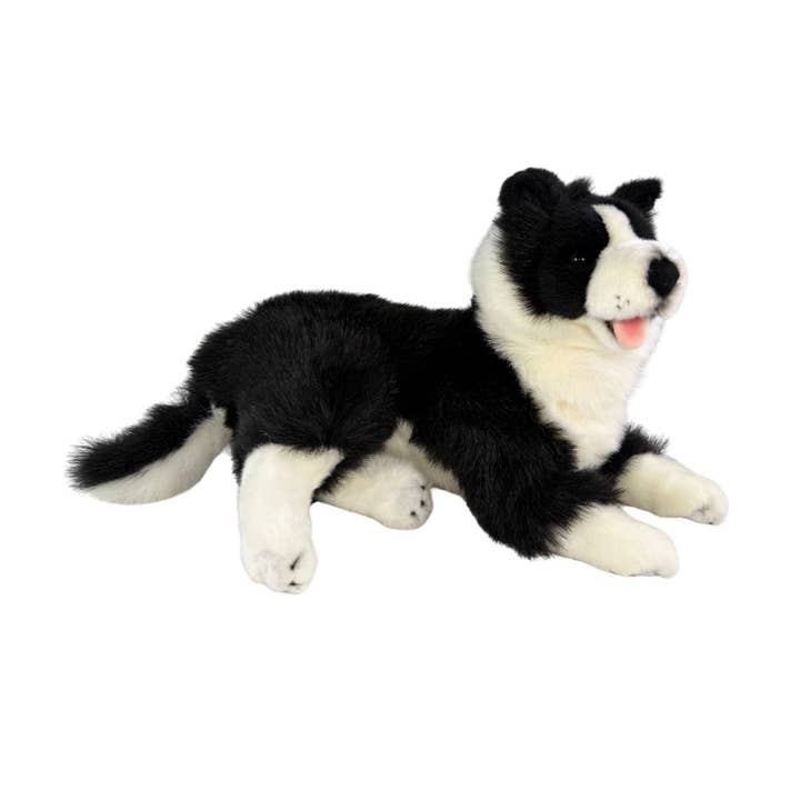 Bocchetta Plush Toys - Venta al por mayor Peluche - Perros - Starsky - Border Collie - 40 cm tumbado2