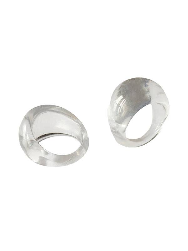 KK Bloom – Großhandel Cocktail-/Statement-Ring – Original 9 Farben Geometrischer Harzring4