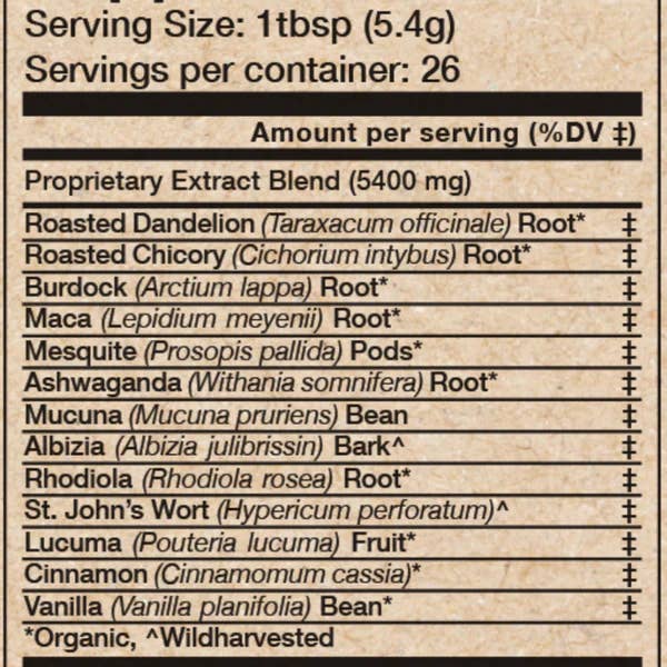 Anima Mundi Apothecary - Wholesale Protein/Superfood Powder - HAPPINESS Tonic™️ Powder | Herbal "Coffee" Alternative3