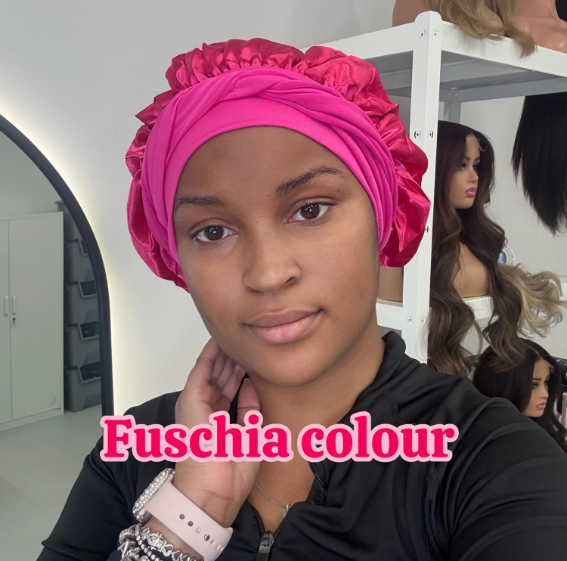 Lux Beauty Essentials Ltd - Vente Bonnet de nuit – femme - Bonnet Lux pour cheveux en satin de qualité13