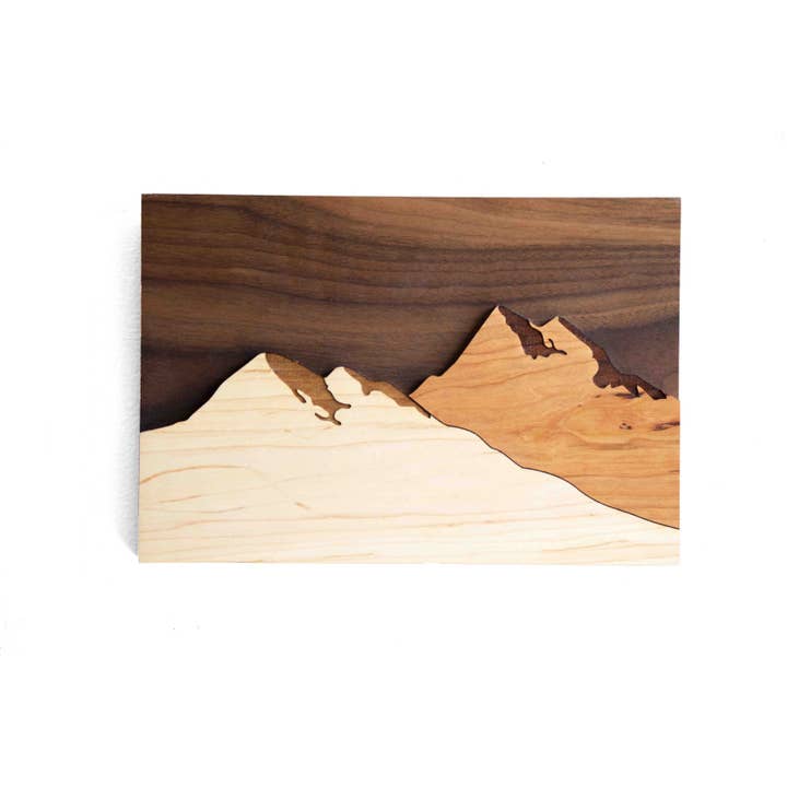 Autumn Woods Collective - Wholesale Wall Accent - Wooden Wall Art | Mountains3