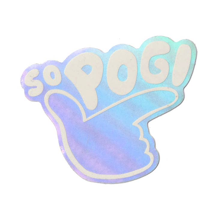 Pogi Boy Holographic Sticker for wholesale by Le Petit Elefant