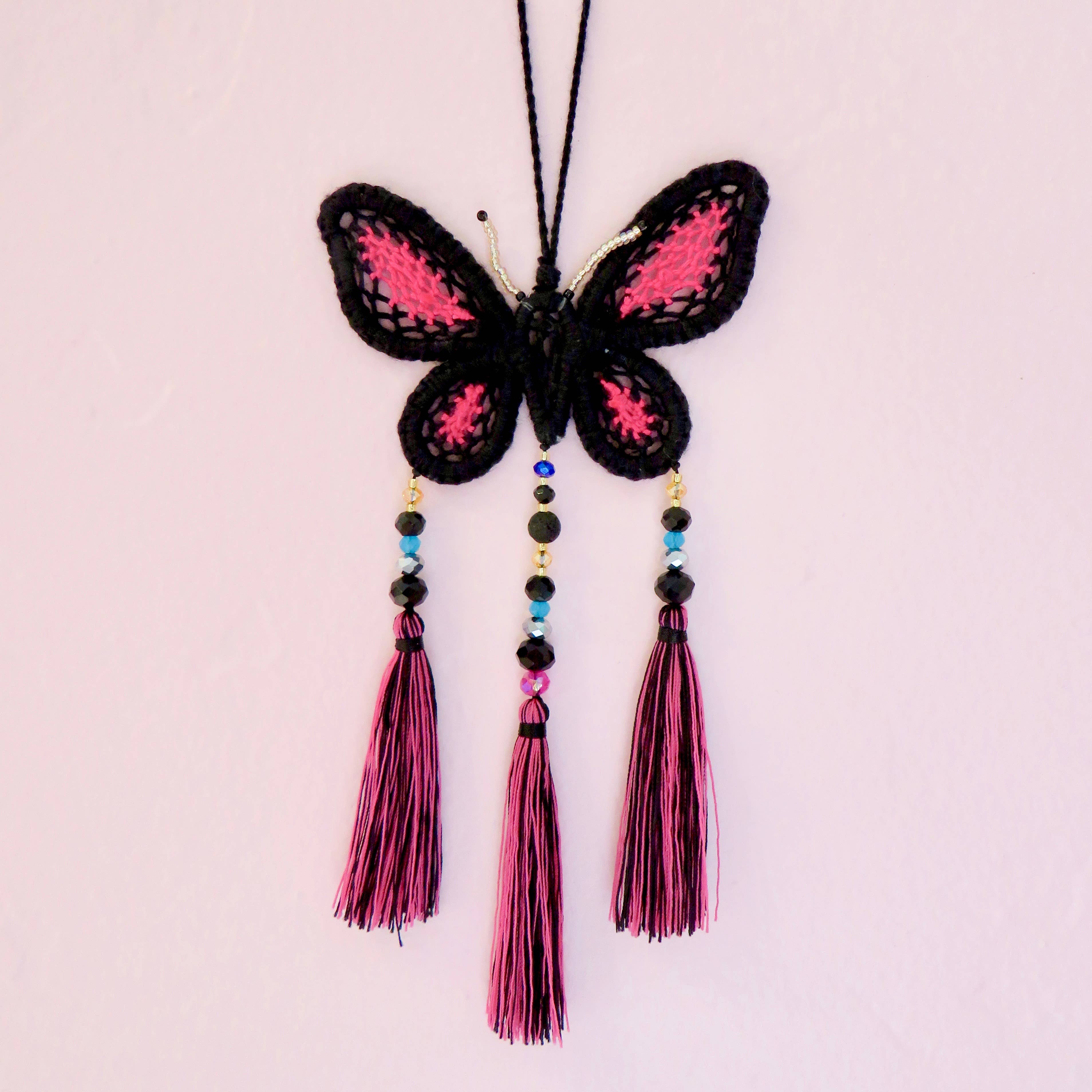 Rosamariposa - Venta al por mayor Atrapasueños - Mariposa - Cazador de sueños con mariposas3