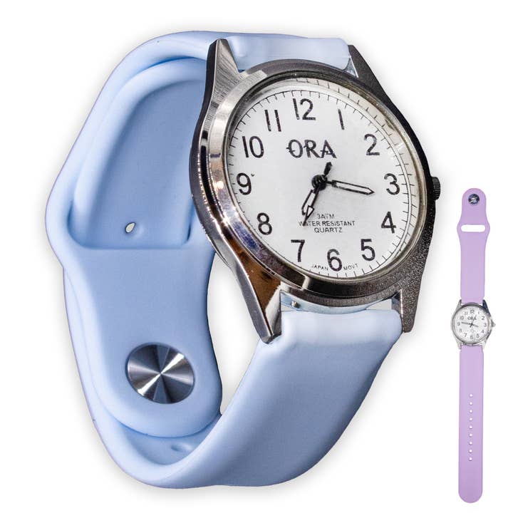 Natalia - Wholesale Wrist Watch - Women's - Interchangeable Silicone Wrist Watch (Analog - White Face)8