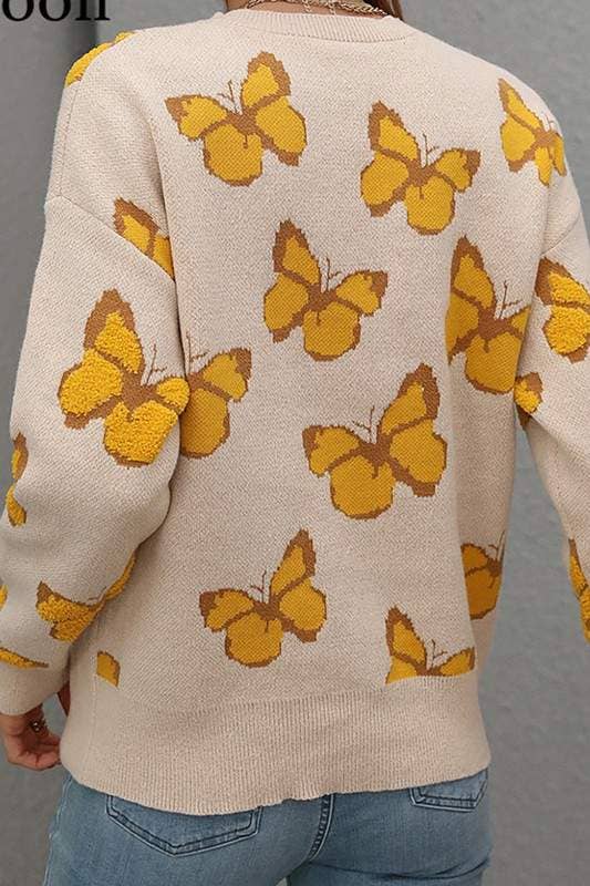 Flarix - Wholesale Knit Sweater - Women's - butterfly knit sweater9