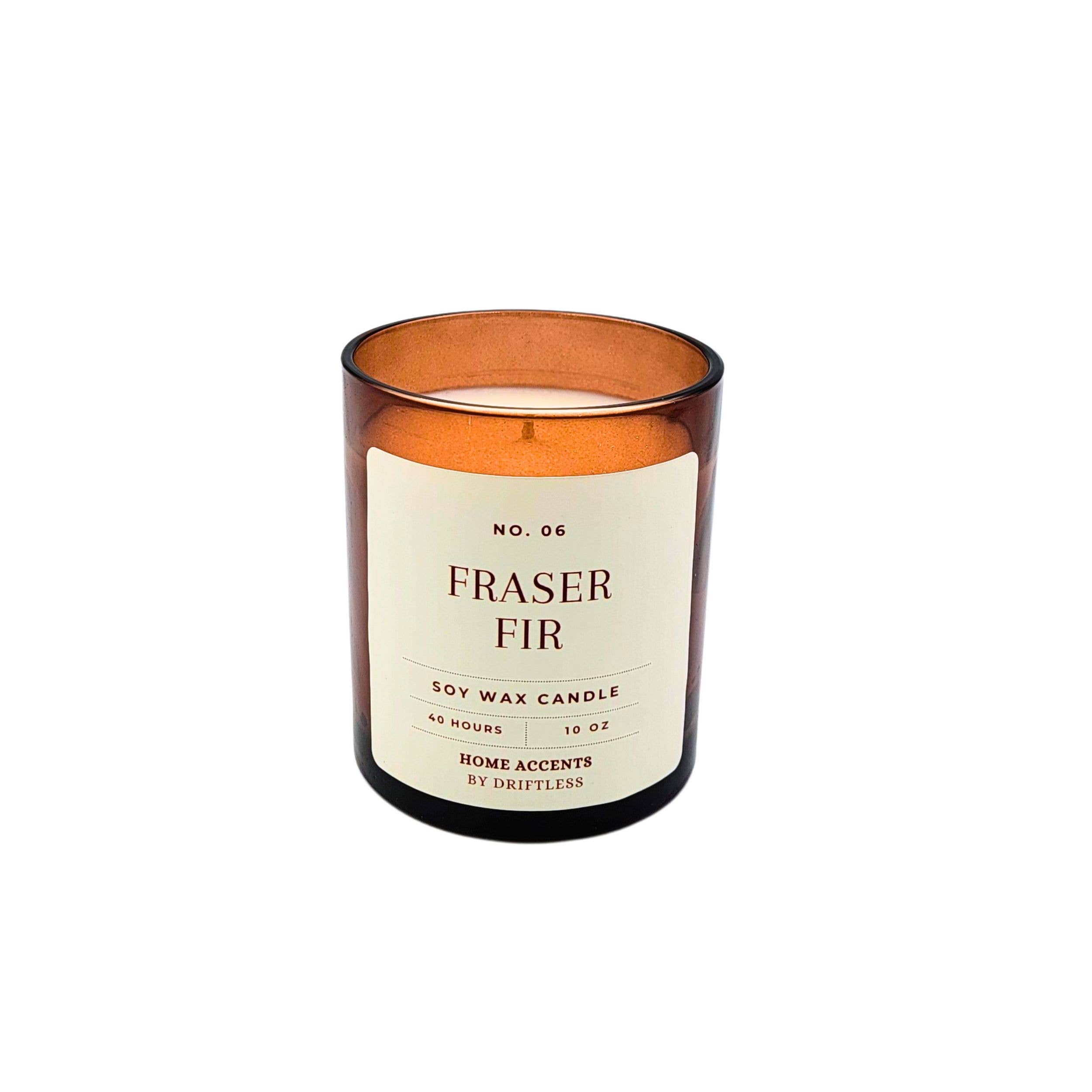 Home Accents By Driftless - Wholesale Jar/Filled Candle - Fraser Fir Soy Wax Candle - Home Decor Candles3
