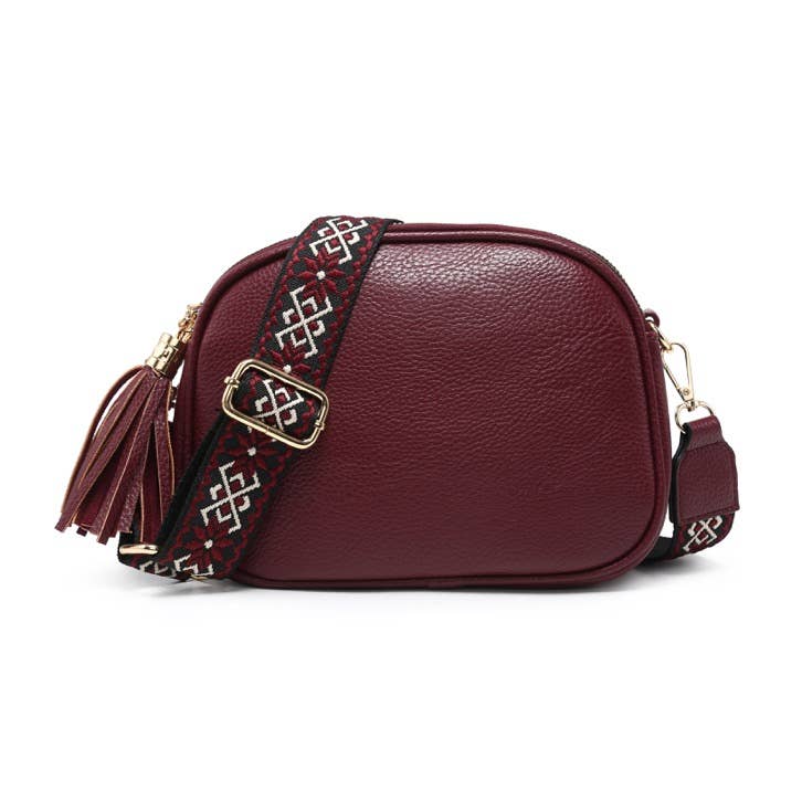 Papaya Fashion Ltd – wholesale Crossbody bag – Women's – B23007 Cross Body Handbag with three zip top sections10