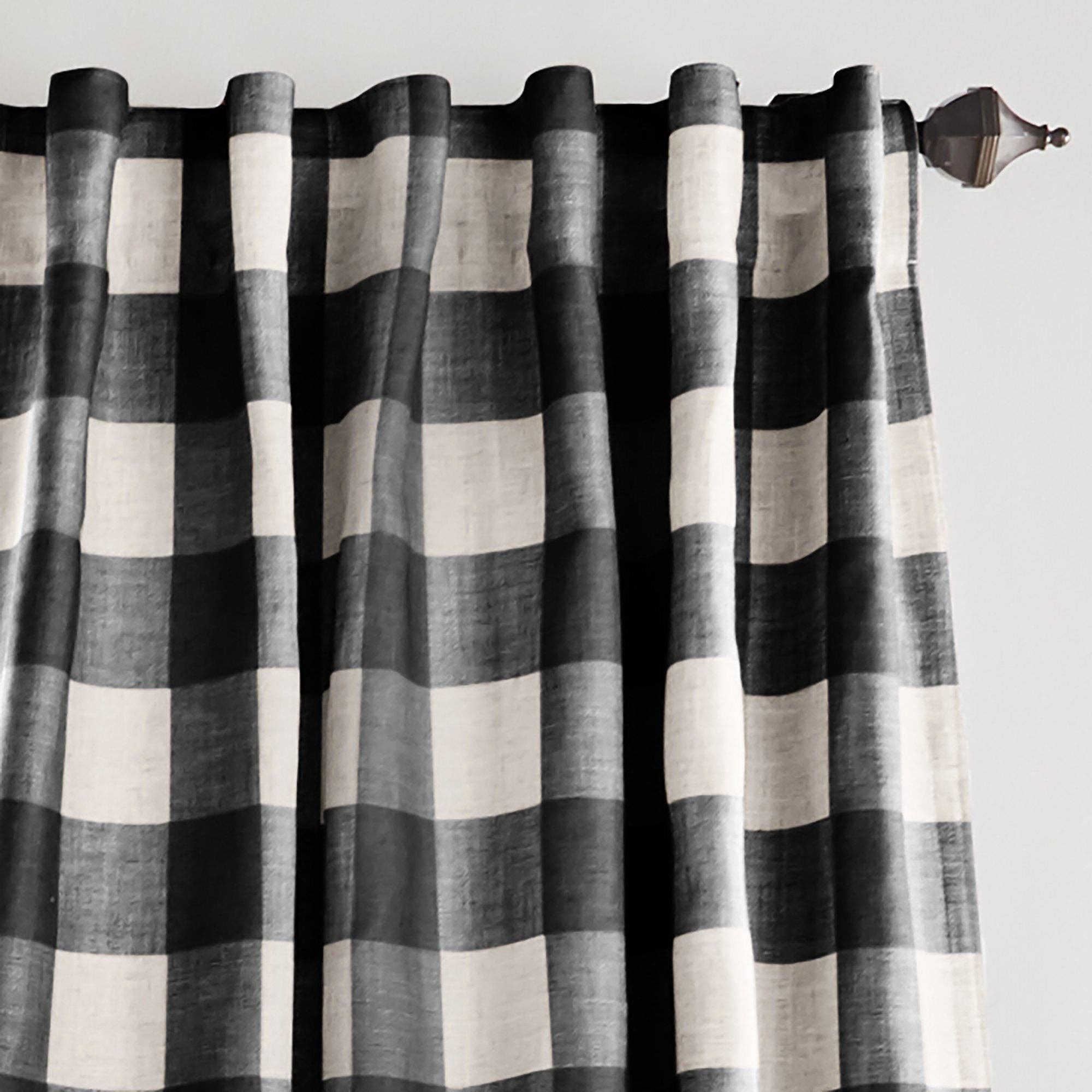 Threadmade Home - Wholesale Curtain - Grainger Buffalo Check Blackout Window Curtain4