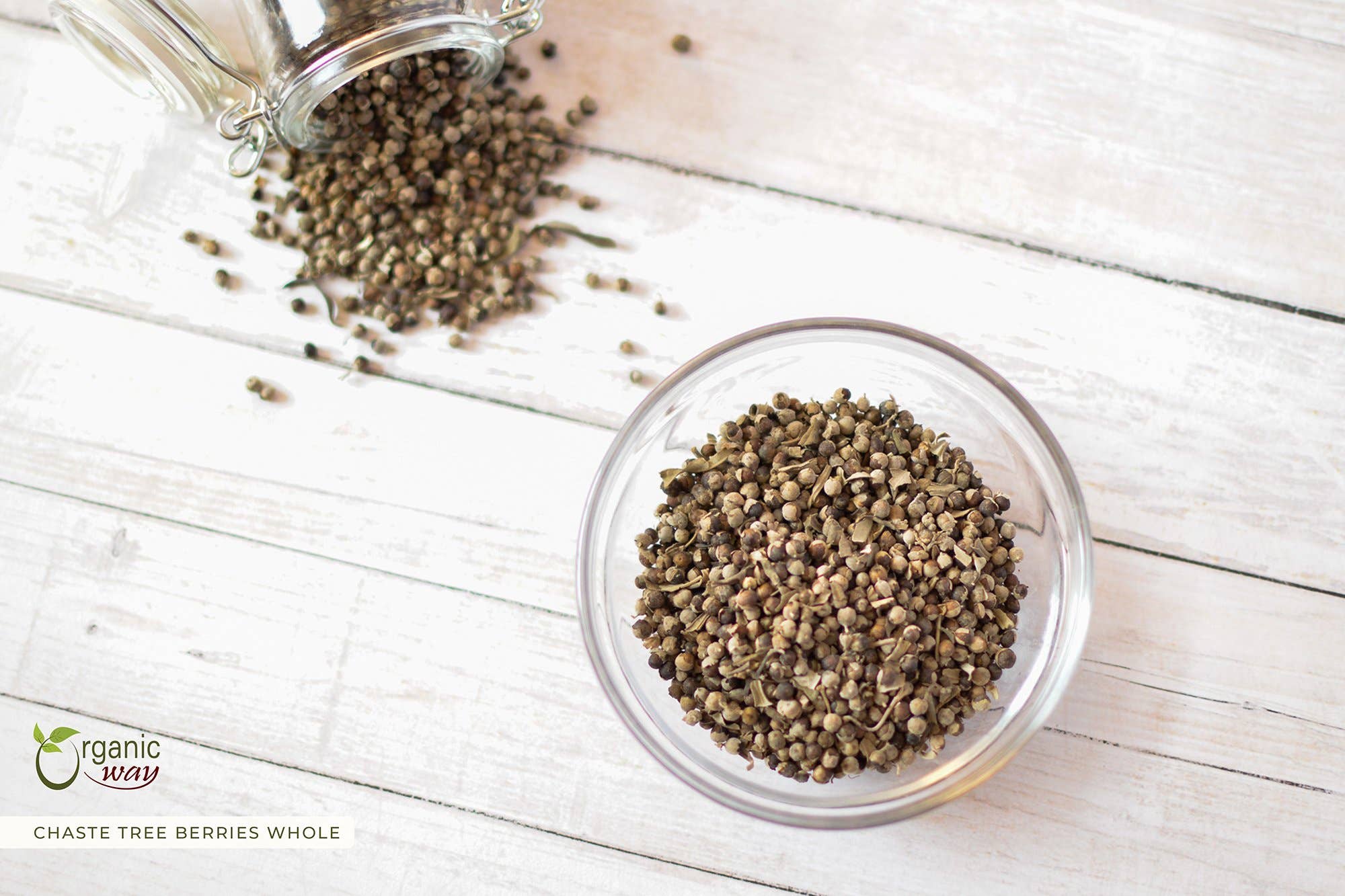 Organic Way LLC - Wholesale Herbs - Organic Chaste Tree Berries Whole1