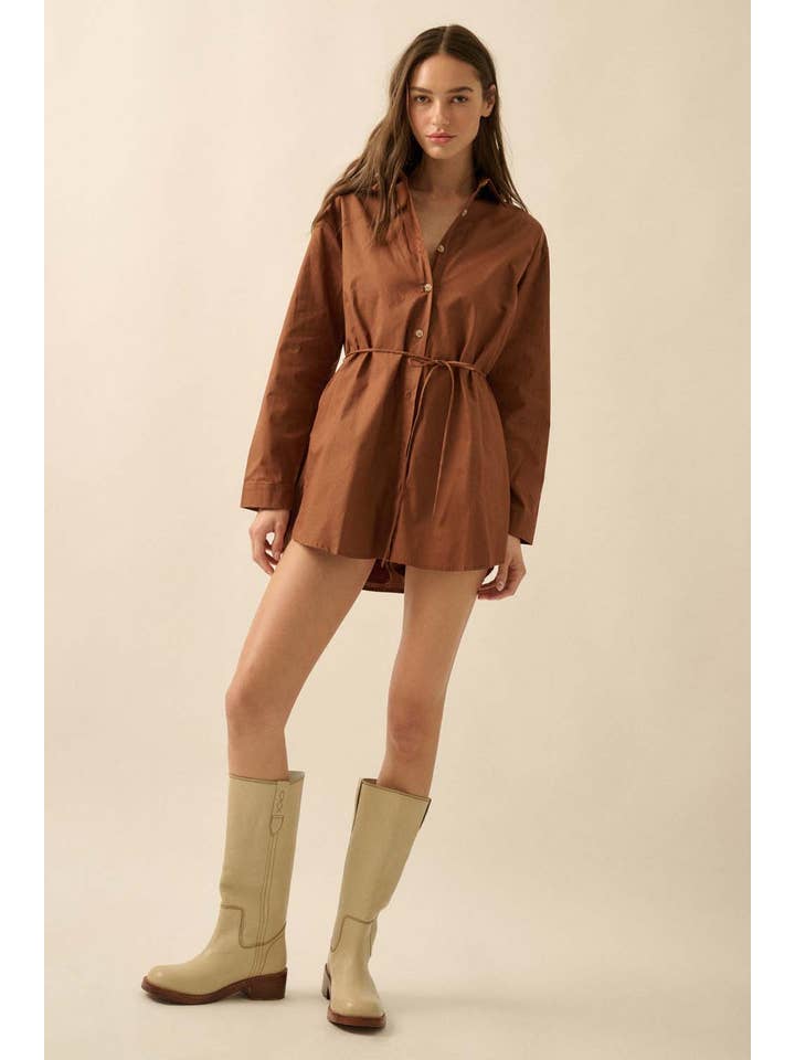 Promesa USA - Wholesale Romper - Women's - Solid Collar-Neck Layered Yoke-Back Romper14