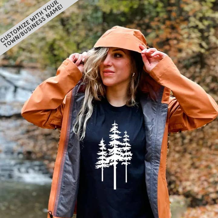Sweatshirt d'extérieur - Arbre Simple - Qualité Commerciale pour la vente par 208 Tees
