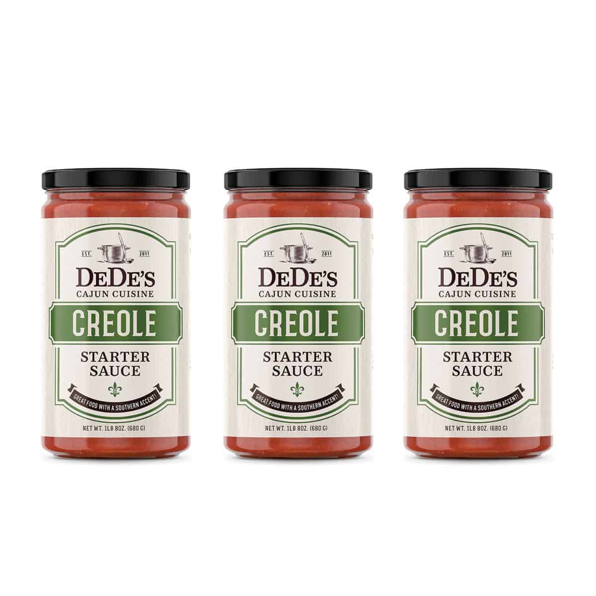 Dede’s Cajun Cuisine – Molho por atacado – Molho de Entrada Crioulo Cajun Cuisine1