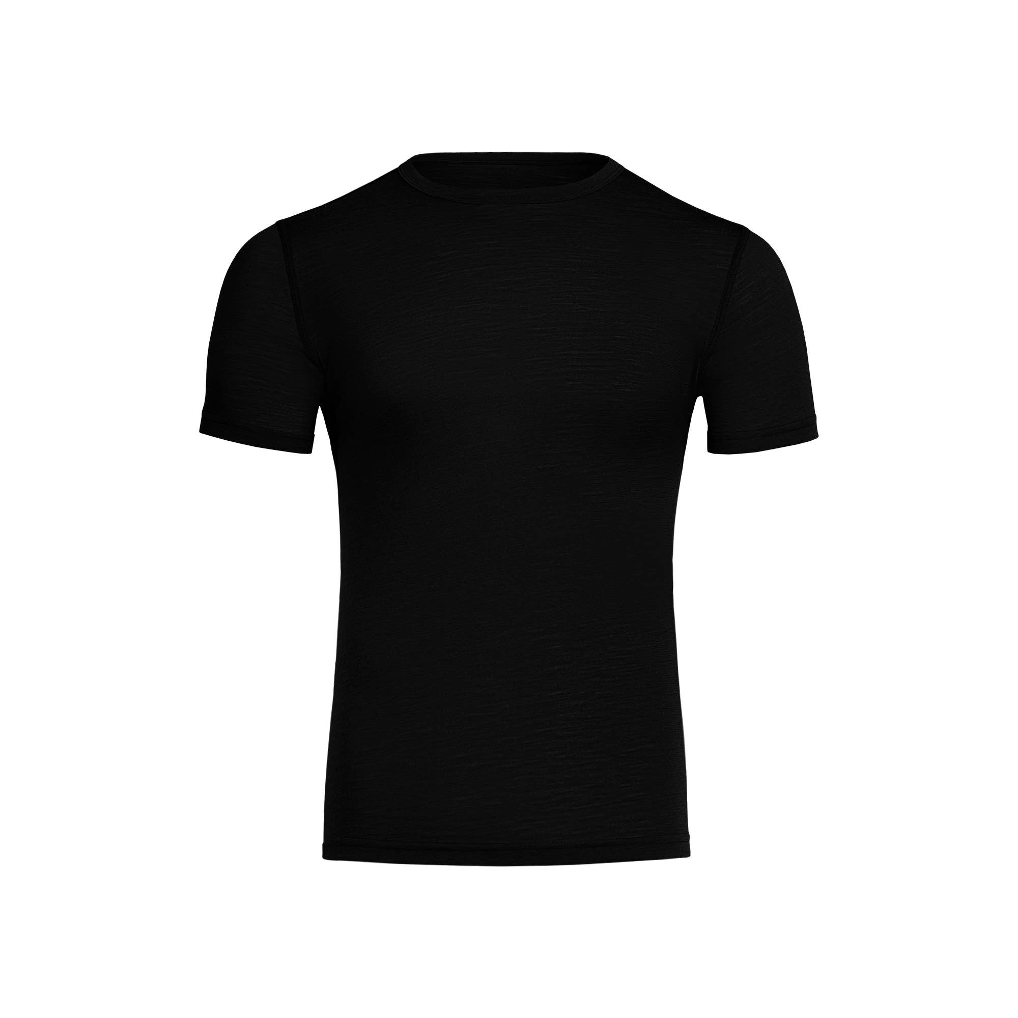 menique - Venta al por mayor Camiseta - Hombre - Camiseta térmica de lana Merino para hombre en verde oscuro4
