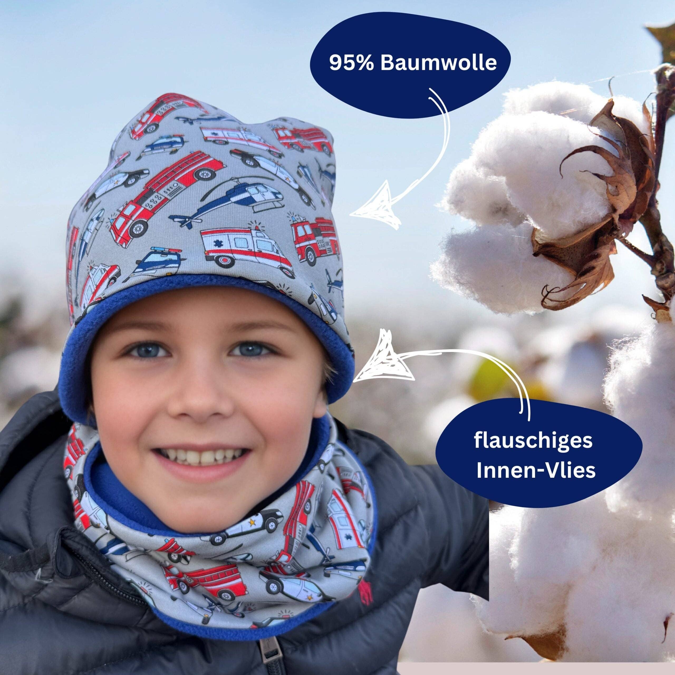 HECKBO - Wholesale Beanie - Kids - Kids Beanie Hat & Loop - Emergency Vehicles11